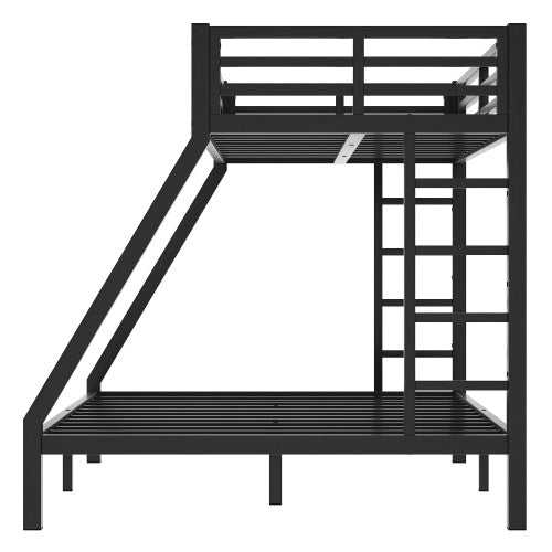Metal Twin XL Over Queen Bunk Bed For Teens And Adults,Space-Saving Noise Reduced No Box Spring Needed - Enfance-Heureuse
