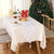 Christmas Snowflake Leaves Table Runner Table Decoration Decorations - Enfance-Heureuse