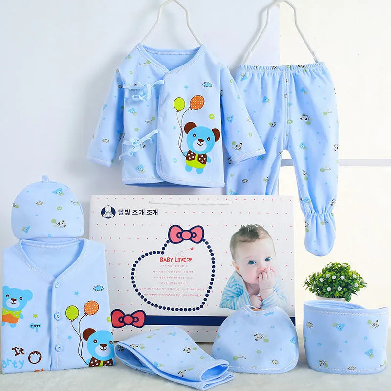Ensemble cadeau nouveau-né pur coton produits maternels et bébés - Enfance-Heureuse
