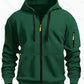Zipper Hooded Sweatshirt Men's Sports Casual Cardigan Coat