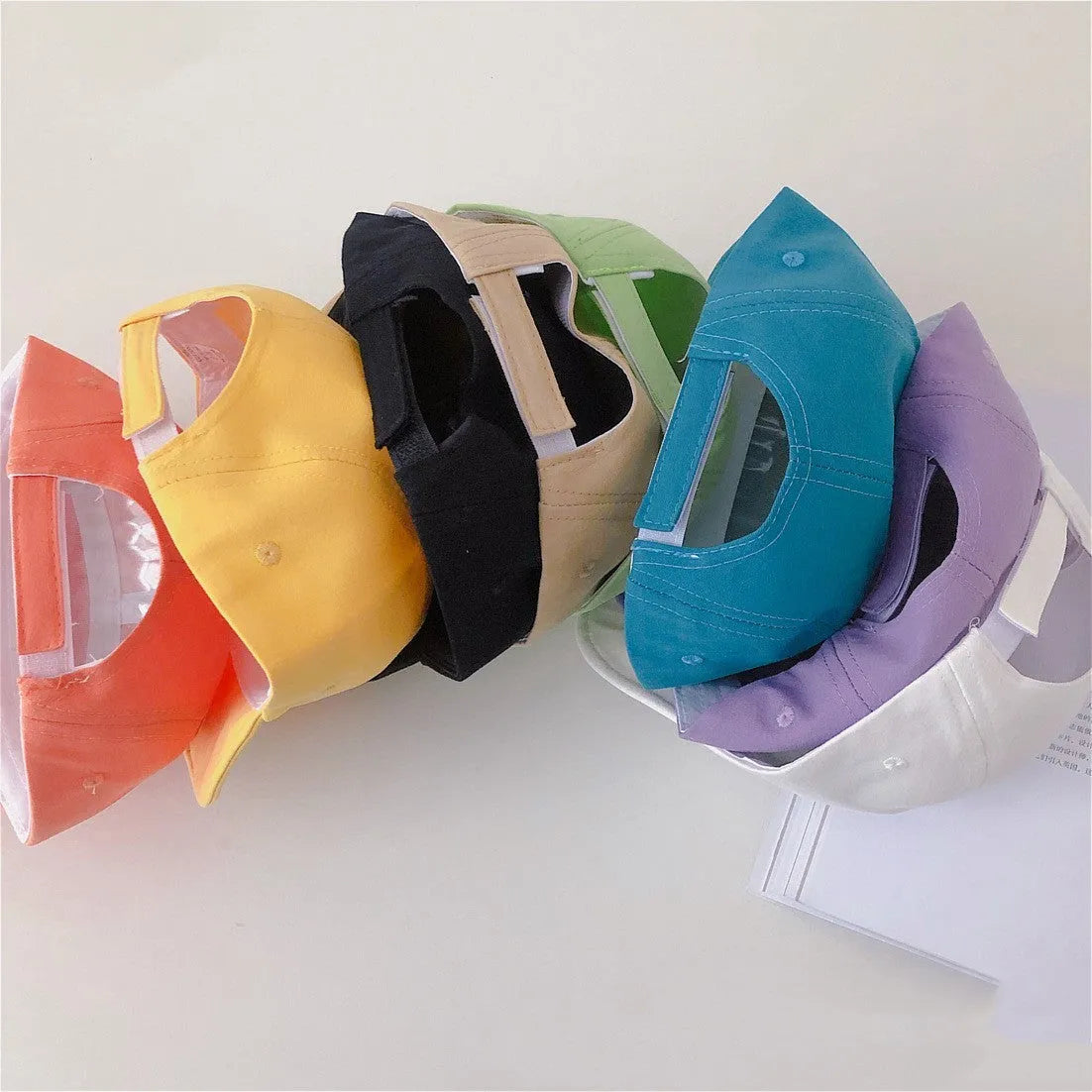 South Korea With The Same Paragraph Pressure Rubber Letters Children's Soft Brim Duck Tongue Hats - Enfance-Heureuse