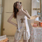 Women's Fashion Simple Camisole Homewear Pajamas Two-piece Set - Enfance-Heureuse