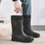 Thermal Men's Rain Boots Fixed Cotton Mid-high Tube - Enfance-Heureuse