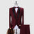 Mens Suits 3Pcs Formal Casual Slim High Quality Stylish Sets - Enfance-Heureuse