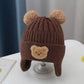 Children's Hat Autumn And Winter Girls Sleeve Cap Korean Style - Enfance-Heureuse