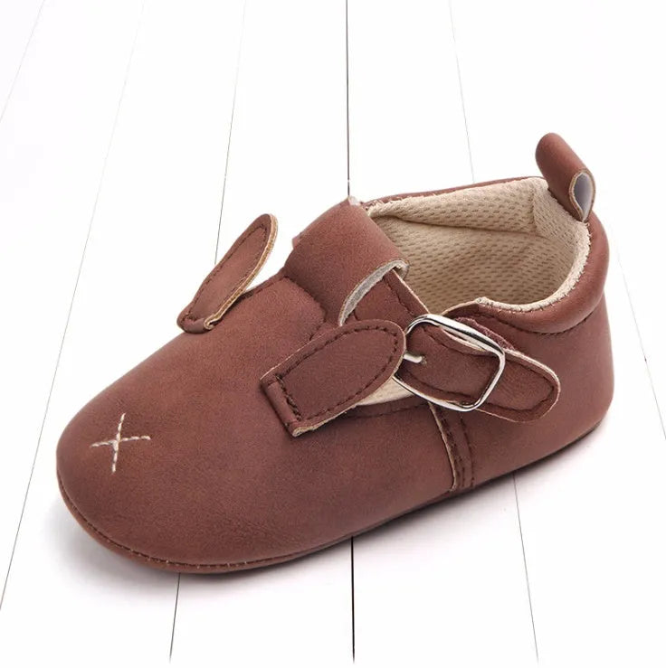 Spring and autumn cartoon animal baby shoes matte leather non-slip soft bottom baby shoes wholesale 0884 - Enfance-Heureuse