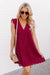 Lace Dresses With Pocket Summer Sleeveless Jacquard Cutout V-Neck Beach Dress - Enfance-Heureuse