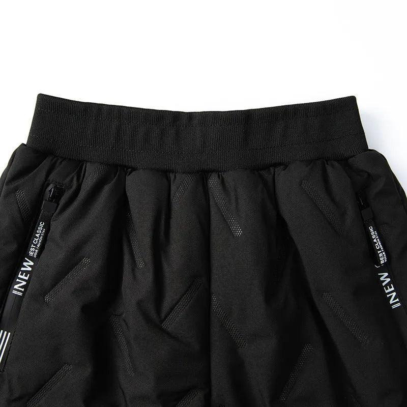 Pantalon polaire épais et résistant au froid pour garçon, chaud et pieds regroupés