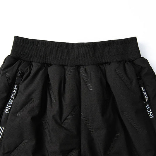 Pantalon polaire épais et résistant au froid pour garçon, chaud et pieds regroupés