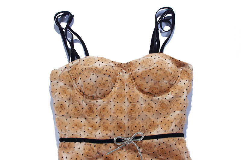 Tall And Slim Drawstring Dress - Enfance-Heureuse