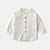 Boys stand collar solid color shirt - Enfance-Heureuse