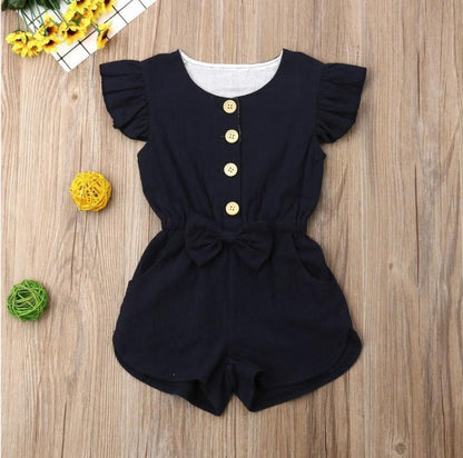 Toddler Girl Clothes Kids Baby Girls Summer Ruffles Sleeve - Enfance-Heureuse