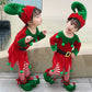 Christmas Children's Elf Dress Suit Costume - Enfance-Heureuse