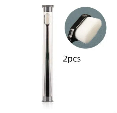 Brosse à dents ultra-fine à poils super doux, brosse de nettoyage en profondeur portable pour outils de soins bucco-dentaires, soins des dents, nettoyage buccal, voyage