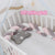 Bébé Pare-chocs lit Tresse Noeud Oreiller Coussin Pare-chocs pour Infantile cuna Bebe allumé lit Protecteur Tour de lit Chambre Décor - Enfance-Heureuse
