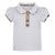 Contrast Check Lapel Short Sleeve Kids Shirt - Enfance-Heureuse