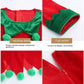 Christmas Children's Elf Dress Suit Costume - Enfance-Heureuse