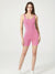 Summer Women's Ribbed Sleeveless Vest One-piece Shorts - Enfance-Heureuse