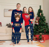 Matching Family Christmas Deer Pajamas Xmas Pjs Women Men Plaid Clothes Holiday Sleepwear - Enfance-Heureuse