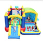 Maison gonflable 7 en 1, maison gonflable avec piscine à balles pour enfants, fête intérieure et extérieure, divertissement en famille, obstacles, château gonflable pour tout-petits avec piscine à balles pour cadeaux de fête d'anniversaire