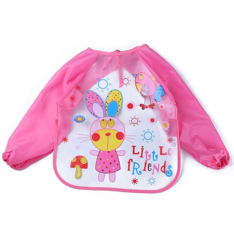 Children's Gown Long Sleeve Kids Waterproof Meal Baby Apron Painting Clothes Bib Protective Clothing - Enfance-Heureuse