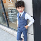 Boys Autumn Clothing Two-piece Vest Set - Enfance-Heureuse