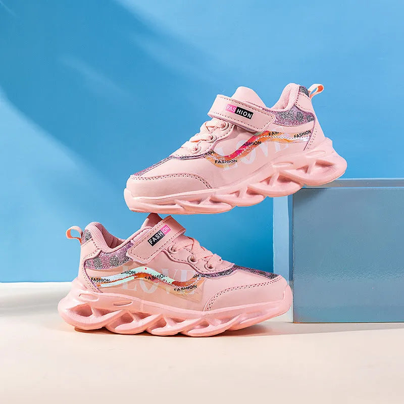 Korean Style Trendy Shoes Girls Girls Shoes Children's Sports Shoes - Enfance-Heureuse