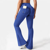 Pantalon cargo taille haute élastique pour femme, idéal pour l'été, le sport, le yoga, la course à pied, le levage des hanches