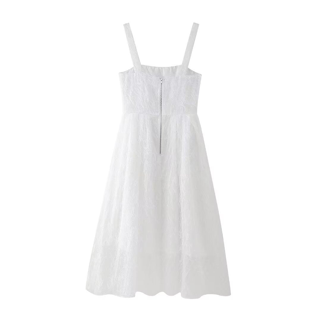 Women's Sleeveless Tassel Dress - Enfance-Heureuse