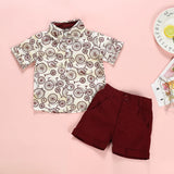 Boys print suit - Enfance-Heureuse