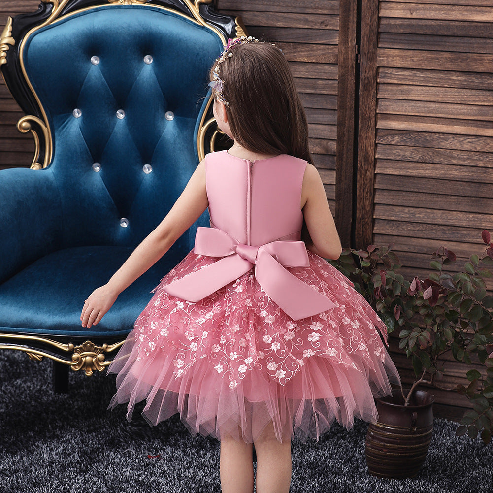 Clothing Baby Girls Middle And Small Children Kindergarten Dresses - Enfance-Heureuse