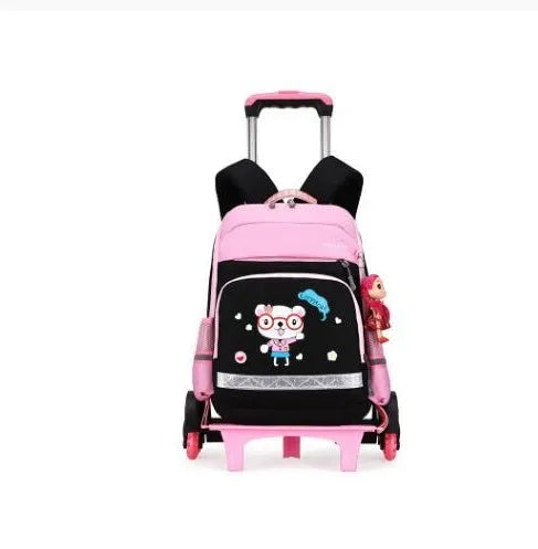 Korean Detachable Trolley Bag For Elementary School Students - Enfance-Heureuse