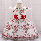 summer children's clothing new baby birthday party wedding dress skirt girls fluffy dress - Enfance-Heureuse