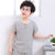 Boy short-sleeved cotton and linen T-shirt - Enfance-Heureuse