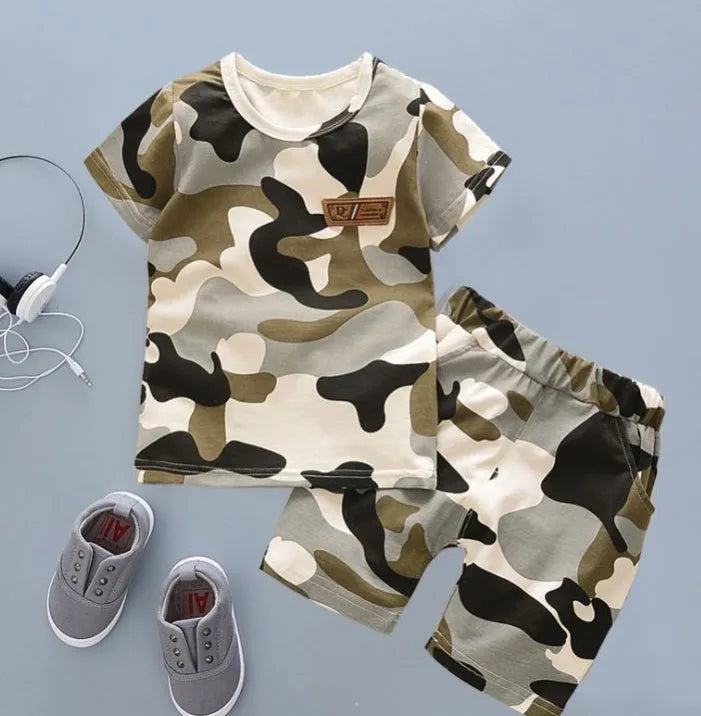 Boys' short sleeve suit - Enfance-Heureuse