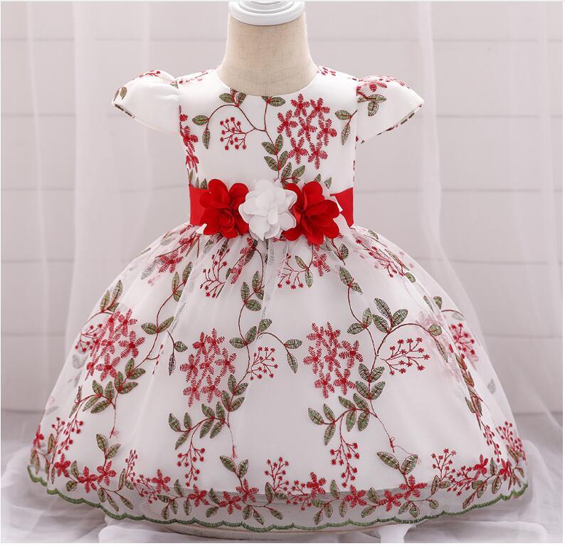 summer children's clothing new baby birthday party wedding dress skirt girls fluffy dress - Enfance-Heureuse