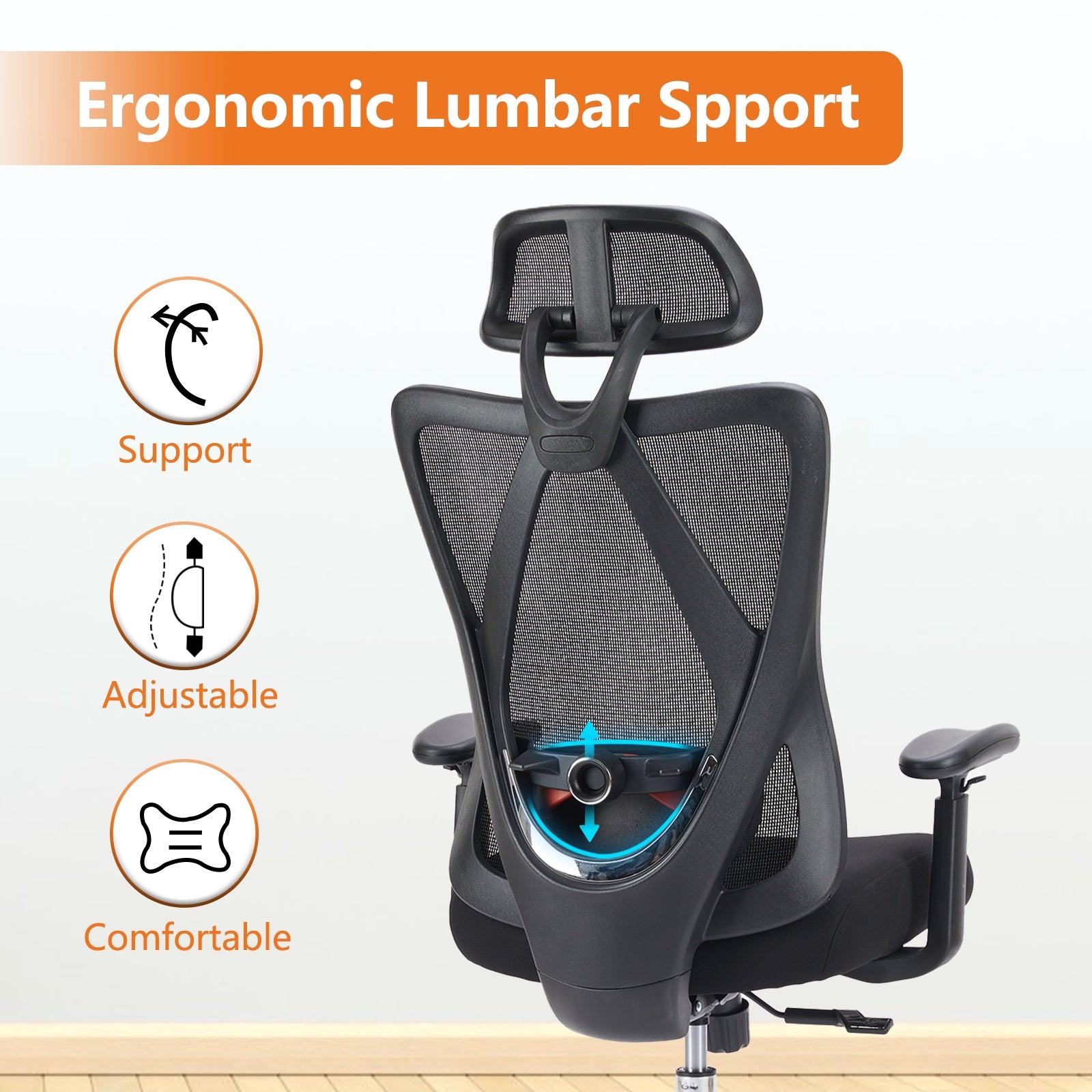 Ergonomic Office Chair - Enfance-Heureuse