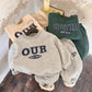 Autumn And Winter New Children's Foreign Style Hoodie Baby Pants Two-piece Set - Enfance-Heureuse