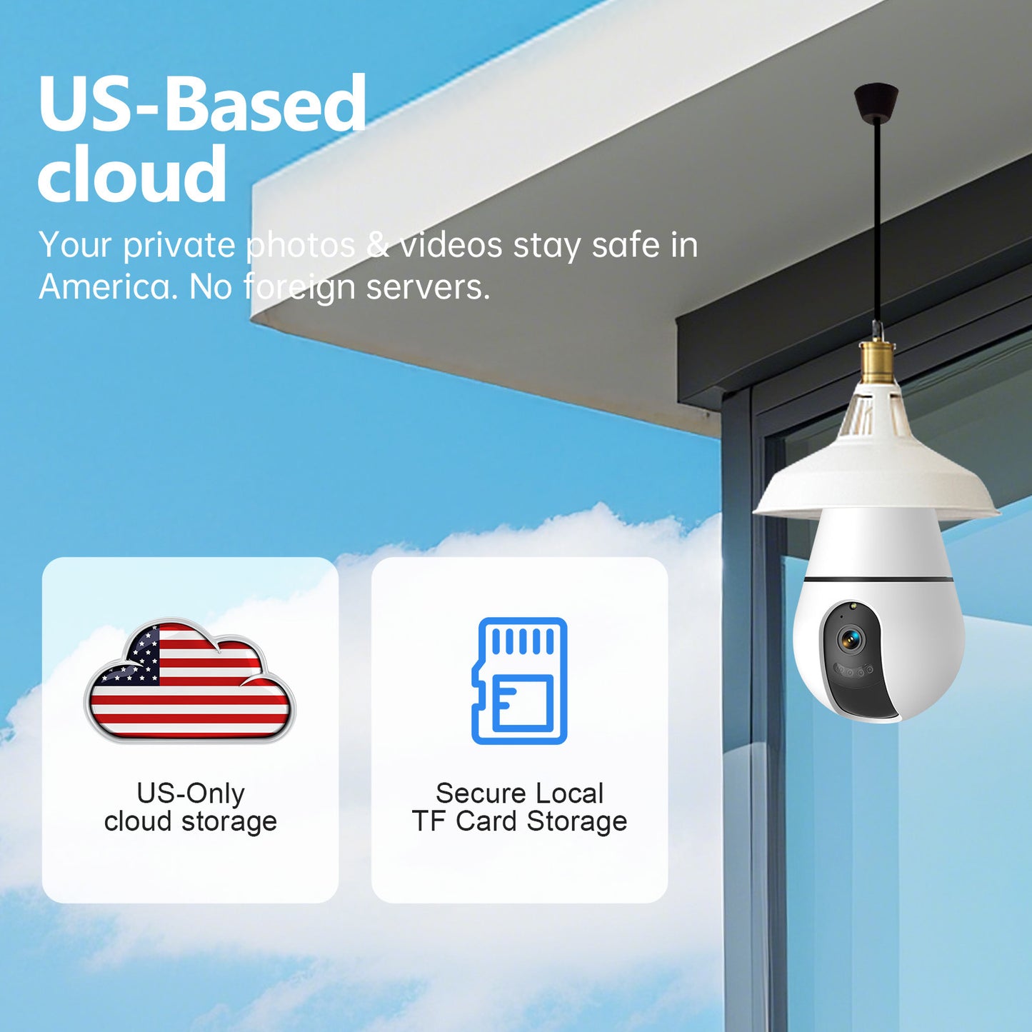 AI Detection 360 Degree HD 3MP CCTV Video Light Bulb E27 IP Wireless Mini Security Hidden Wifi Camera