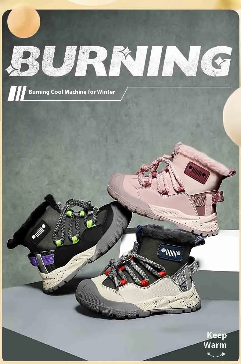 Children's Sneaker Waterproof Snow Fleece-lined - Enfance-Heureuse