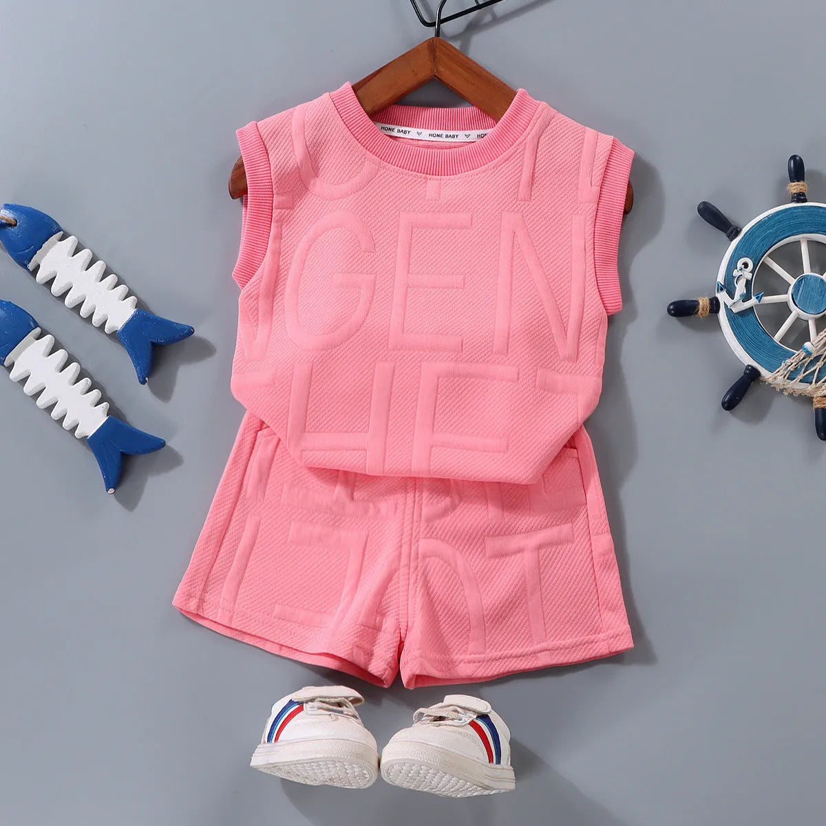 Children's Vest Suit Western Style Loose Children's Clothing - Enfance-Heureuse