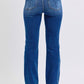 Judy Blue Full Size Run Mid-Rise Bootcut Jeans with Thermal Lining