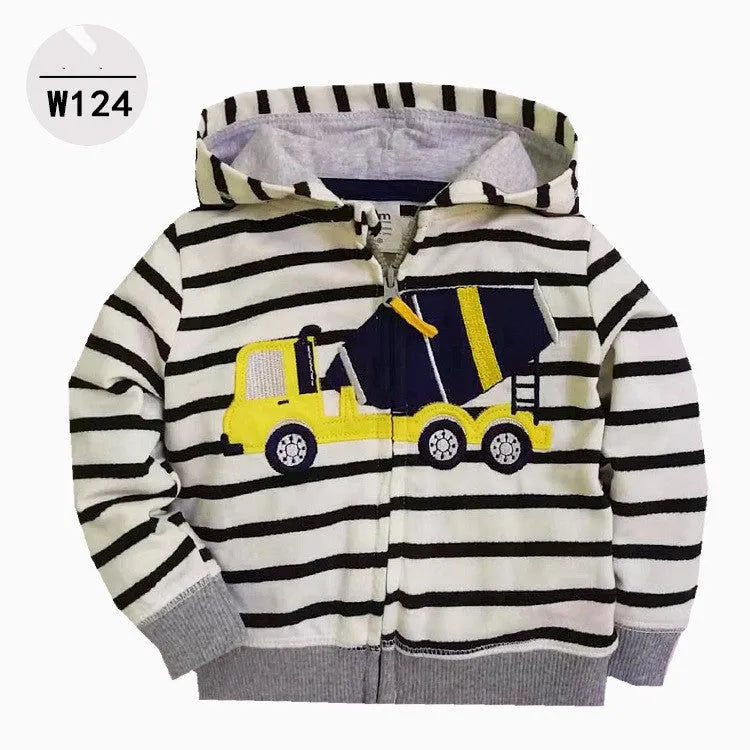 Sweat à capuche zippé pour enfant