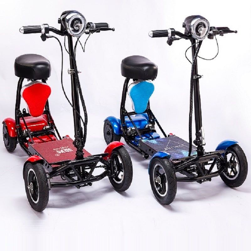 Cyungbok Folding Mini Four-wheel Adult Electric Bicycle Transport Scooter For The Elderly - Enfance-Heureuse