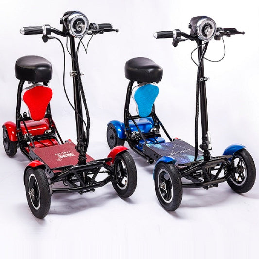 Cyungbok Mini vélo électrique pliable à quatre roues pour adultes, scooter de transport pour personnes âgées