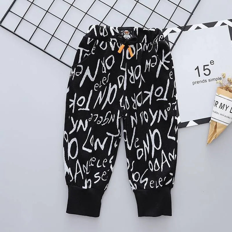 Children's Spring And Autumn Workwear Casual Sports Pants - Enfance-Heureuse