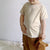 Thin Cute Children's Solid Color Toddler Round Neck Short Sleeve - Enfance-Heureuse
