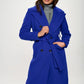 Coalition LA Double-Breasted Longline Coat with Belt - Enfance-Heureuse