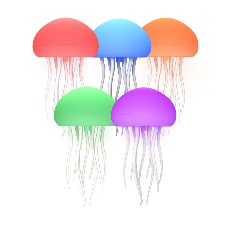 Jellyfish Mood Lamp LED Jellyfish Night Light Portable Jellyfish Lamp Jellyfish Decorations Smart Table Lamp For Bedside Desk - Enfance-Heureuse