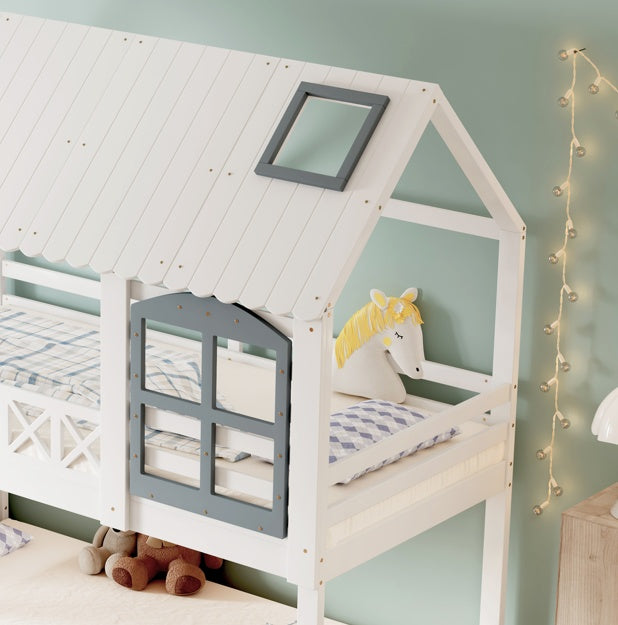 Massivholz Doppelschicht Babybett - Enfance-Heureuse